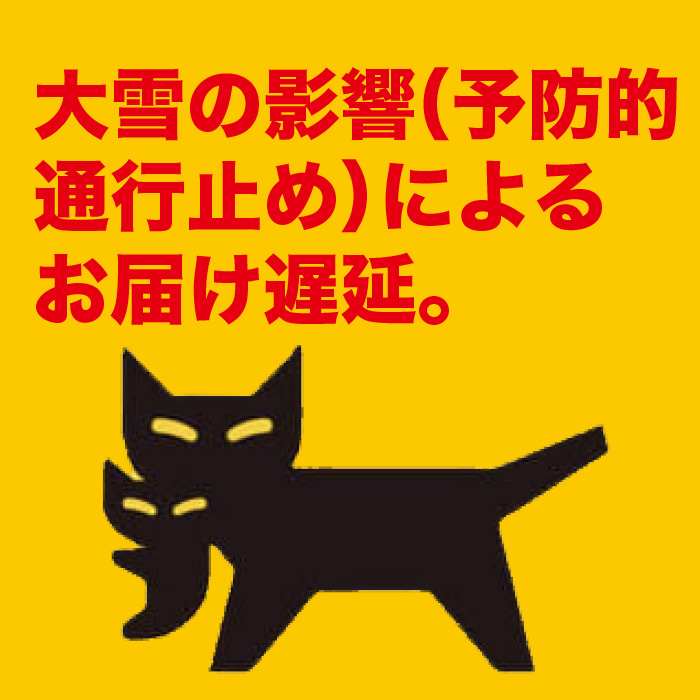 配送遅延のお詫び